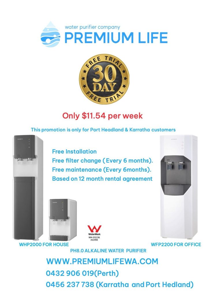 Water Purifier price in Karratha and Port Hedland